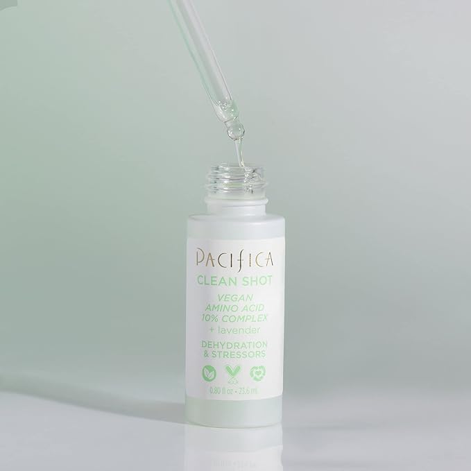 Pacifica Clean Shot Vegan Amino Acid 10 Percent Complex Unisex 0.8 oz (Pack of 2)