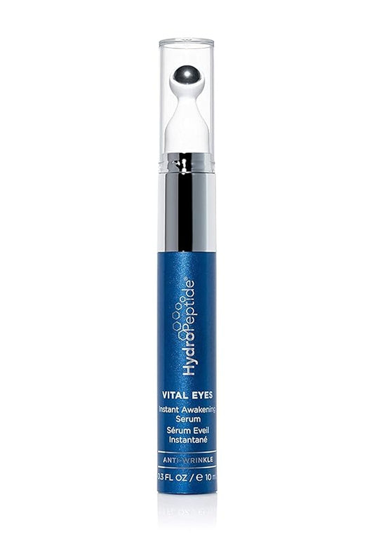 HydroPeptide Vital Eyes, Instant Awakening Serum, Cooling Rollerball, Hydrate and Brighten, 0.3 Ounce