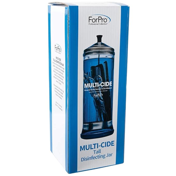 ForPro Multi-Cide Tall Glass Jar,