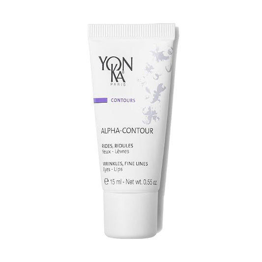 Yon-Ka Alpha-Contour Eye and Lip Cream (15ml) Anti-Wrinkle Regenerating Contour Creme, Naturally Soften Signs of Aging with Botanical Oil Blends and Fruit Acids, All Skin Types, Paraben-Free