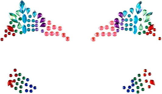 PaintLab Eye Gems, Self-Adhesive Rhinestones for Makeup, Face Jewels for Beginners, Kids, Teens, and Women, Ethereal