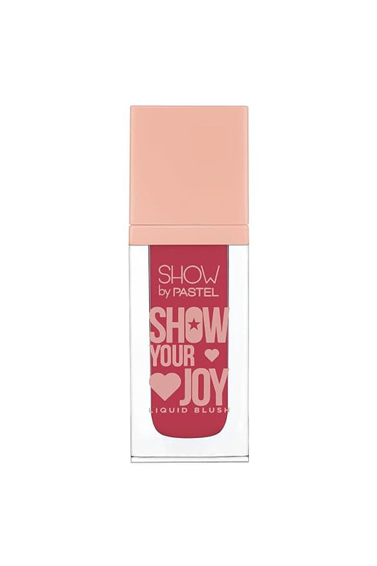 Show Your Joy Liquid Blush 55 | Dewy Finish | Natural Looking | Clean Beauty | Moisturize The Skin Up to 24 Hours | Cruelty-Free | Natural and Fresh Looking | 0.141 fl.oz.