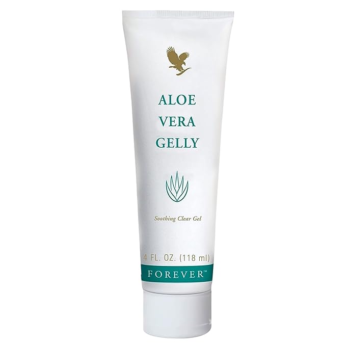 Forever Living Aloe Vera Gelly - Pure Aloe Gel - Soothing and Moisturizing Skin - Non-Staining & Fast-Absorbing - Vegan & Gluten-Free - 4 fl oz