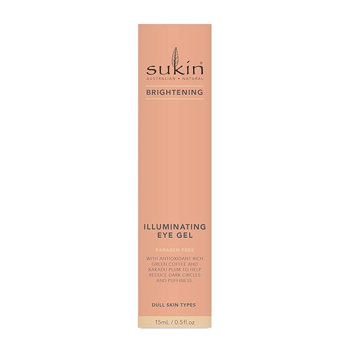 Sukin brightening illuminating eye gel