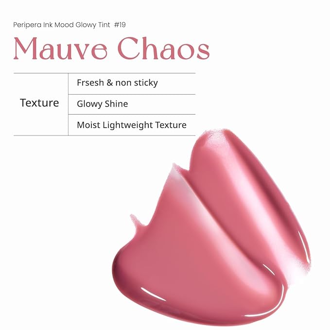 Peripera INK MOOD GLOWY TINT 019 MAUVE CHAOS Lip