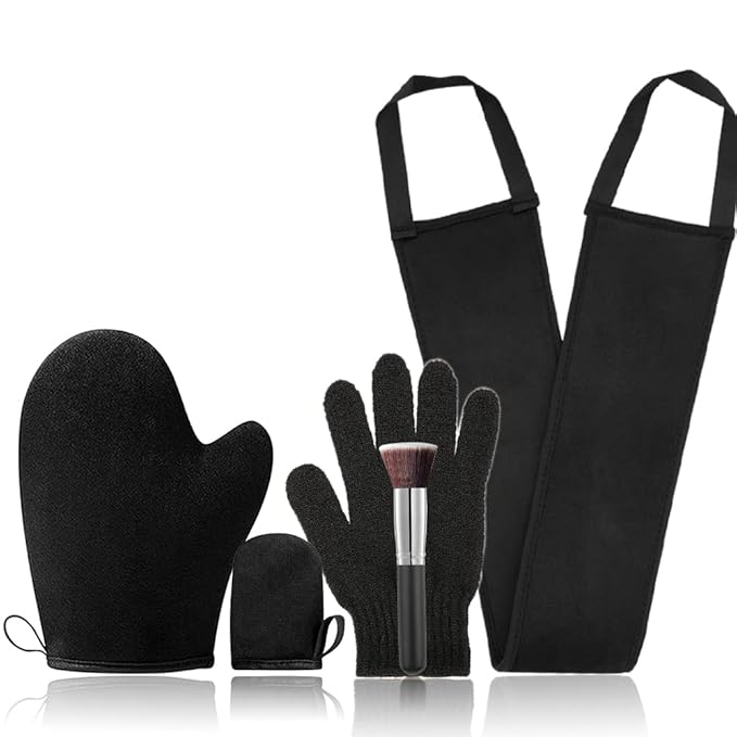 Self Tanning Mitt Applicator - Self Tanner Applicator, Tanning Mitts Self Tanner Mitt Applicator, Self Tanner Mit, 5 in 1 Self Tanning Glove for Self Tan Mit, Self Tan Mitt Applicator