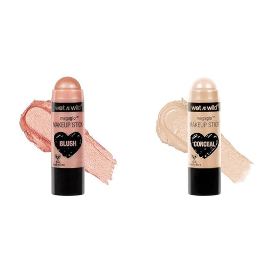 wet n wild MegaGlo Makeup Stick Peach Bums Stick Bundle