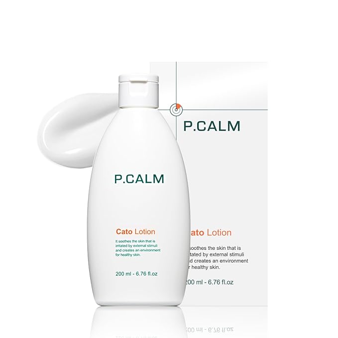 P.CALM Cato Lotion – Glutathione & Centella Asiatica for Hydrating, Soothing, Korean Vegan Facial Moisturizer for Sensitive Skin (200ml / 6.76 fl.oz)