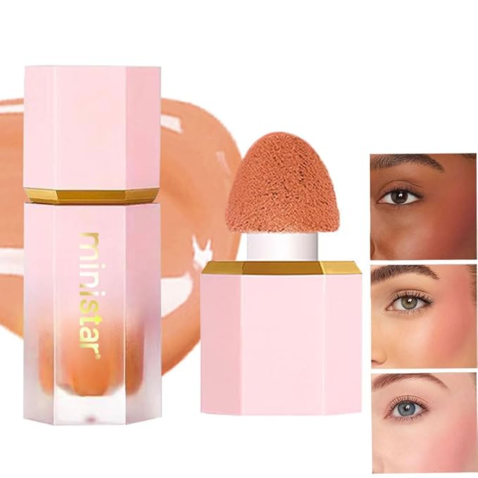 Liquid Blush Makeup, Cream Blush for Cheeks, Waterproof