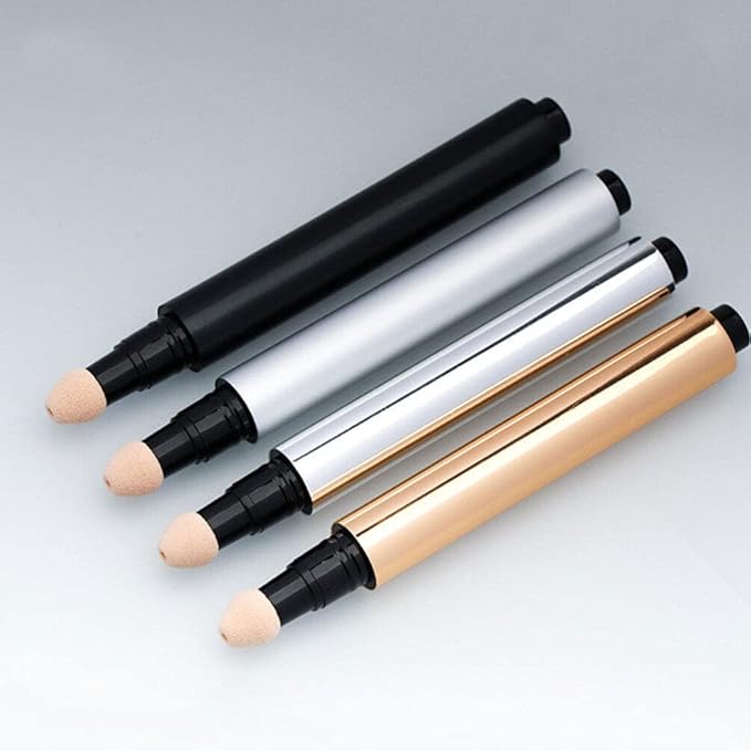 Beaupretty 4Pcs 3ml Empty DIY Cosmetics Tube Empty BB Cream Bottle Concealer Sub Tube Liquid Foundation Tube,