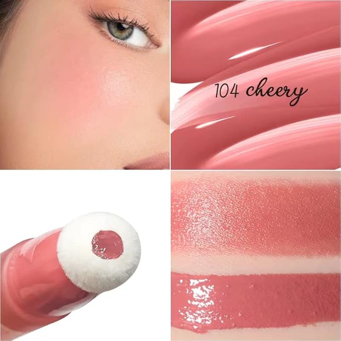 Blush Beauty Wand, Liquid Face Blush Contour Wand Dark Rose