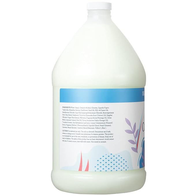 Ginger Lily Farms Botanicals Moisturizing Conditioner for Dry Hair, Island Tranquility, 100% Vegan & Cruelty-Free, Green Tea Lemongrass Scent, 1 Gallon (128 fl oz) Refill
