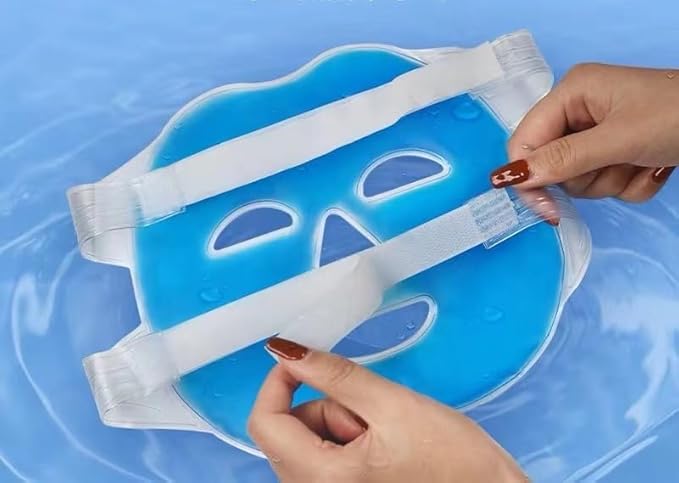 Ice face mask reusable,cold hot