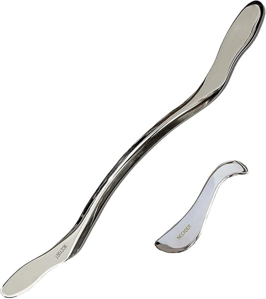 Gua sha Tool gua sha Stainless Steel iastm Tool Gussha Massage Tool Muscle Scraping Tool for Soft Tissue Therapy and Reduce Arms,Back, Legs, Neck Muscle Pain(HS)……
