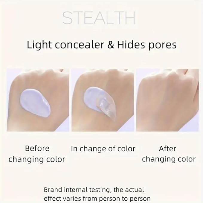 ZEESEA Purple Illuminating Face Primer for Brighten, Base Skin Color Correcting Primer for Poreless, Makeup Application & Hydrating Tinted Glow, Cruelty-Free Long Lasting Power Grip Formula, 1.06 Oz