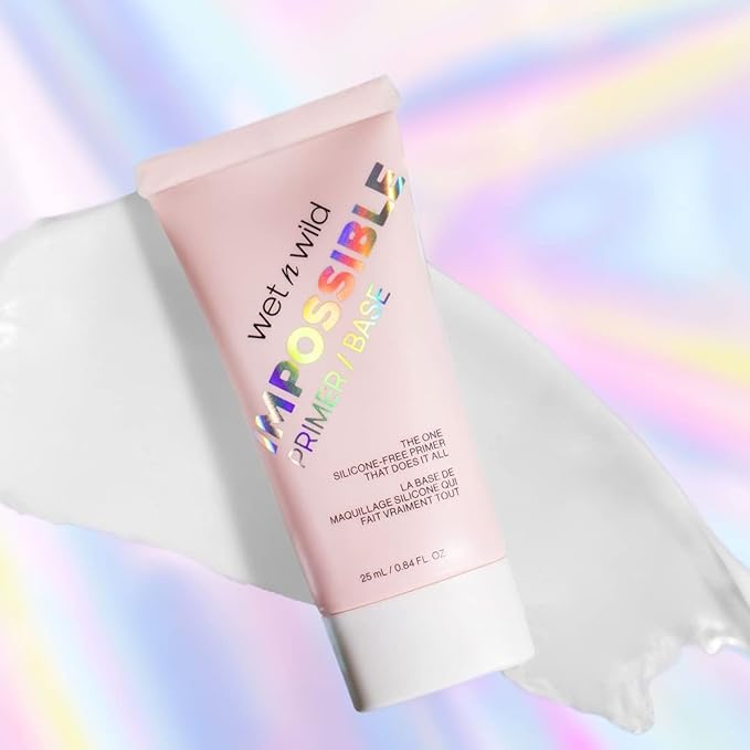 wet n wild Prime Focus Impossible Primer, Clear, Hydrating Matte Finish, 0.84 Fl Oz