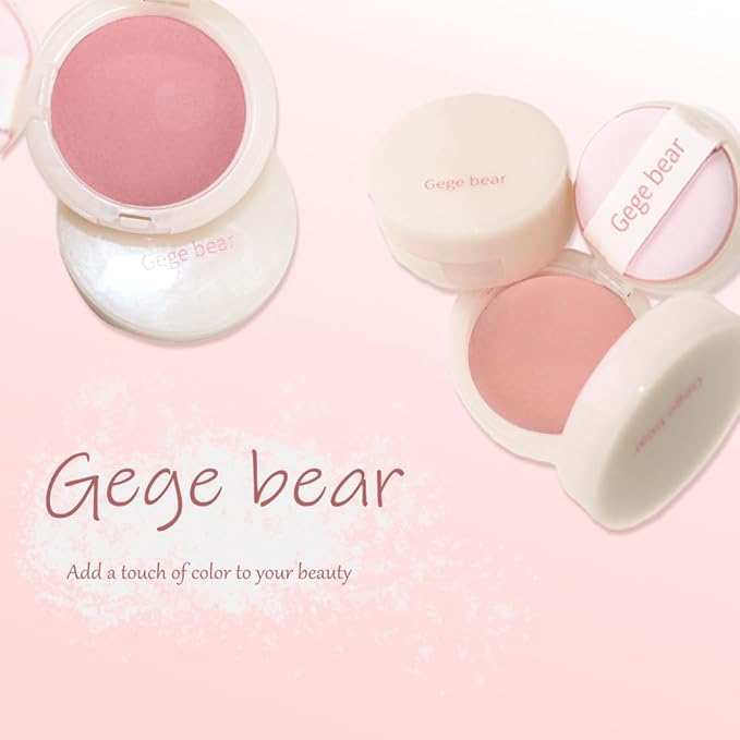 Silky Matte Blush,Blush Powder for Cheeks,Long-Lasting, Natural Look, Powder Blush Palette, Complements All Skin Tones
