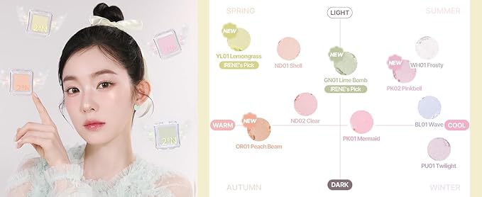 2aN Pure Glash Highlighter – Glass-Like Sheen Powder Highlighter for a Natural, Radiant Glow | Buildable, Long-Lasting, Lightweight Formula (SHELL, 0.8oz)