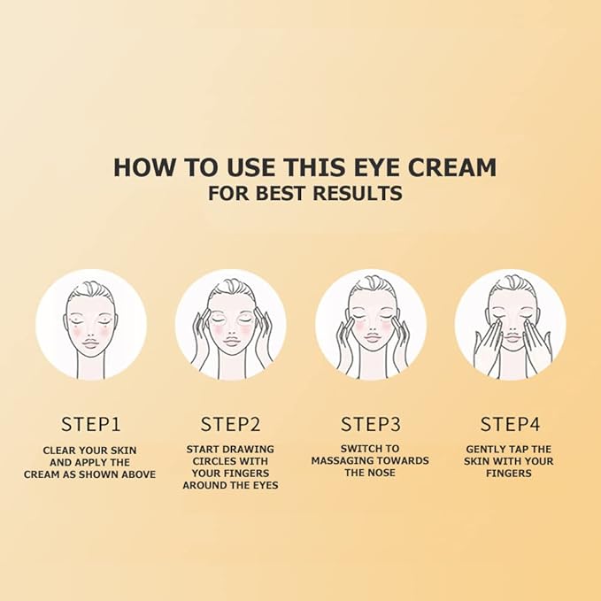 Caviar Black Gold Moisturizing Eye Cream Skin Rejuvenation Dark Circles Smoothing Wrinkles 60g 2.12oz