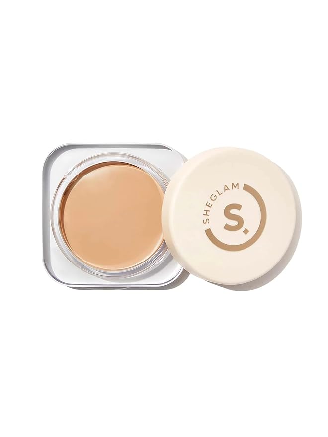 SHEGLAM Hydrating Cream Full Coverage Foundation Balm Long Lasting Concealer Face Foundation for Dry Skin - Warm Vanilla
