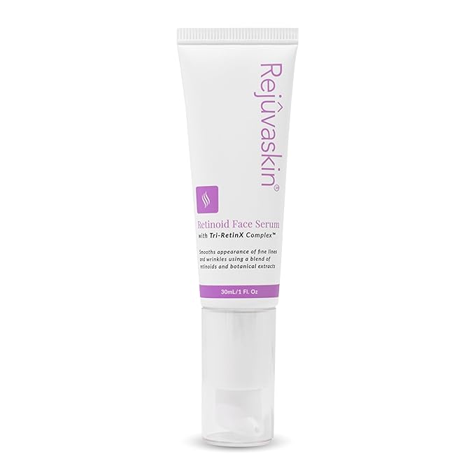 Rejuvaskin Retinoid Face Serum, Serum for Face with Tri-RetinX Complex, Hydrating Anti-Aging Serum for Dry Skin, 30ml
