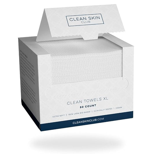 Clean Skin Club Clean Towels XL™, 100% USDA