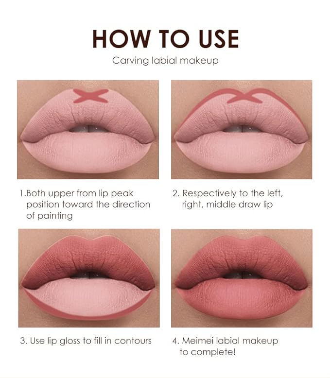 BestLand 6Pcs Matte Liquid Lipstick +