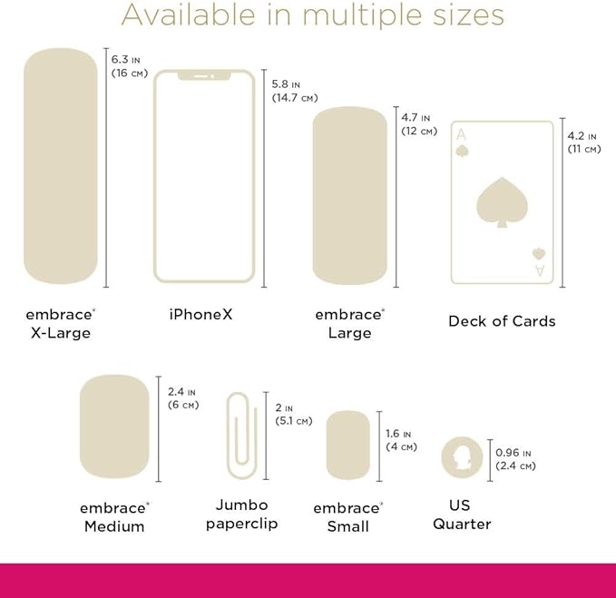 Embrace Active Scar Defense for New Scars, FDA-Cleared Silicone Scar Sheets, 2.4 Inch, Medium, 60 Day Supply (Recommended Treatment)