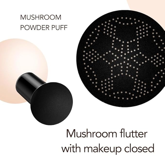 Mushroom Head Air Cushion BB Cream Foundation Cream for Face Makeup Concealer Cushion for Face Comestics Make Up Cushion Compact Ivory