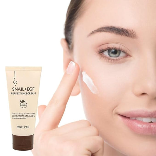 SECRET SKIN Snail+EGF Perfect Cream Wrinkle Bounce Firming Fine line Care Korean Skin Care (#02 Face Cream)