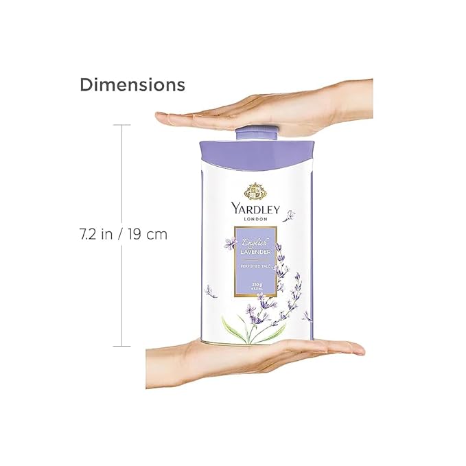 Yardley English Lavender Perfumed Talc | 250g ( 8.81 Ounce) | Pack of 1