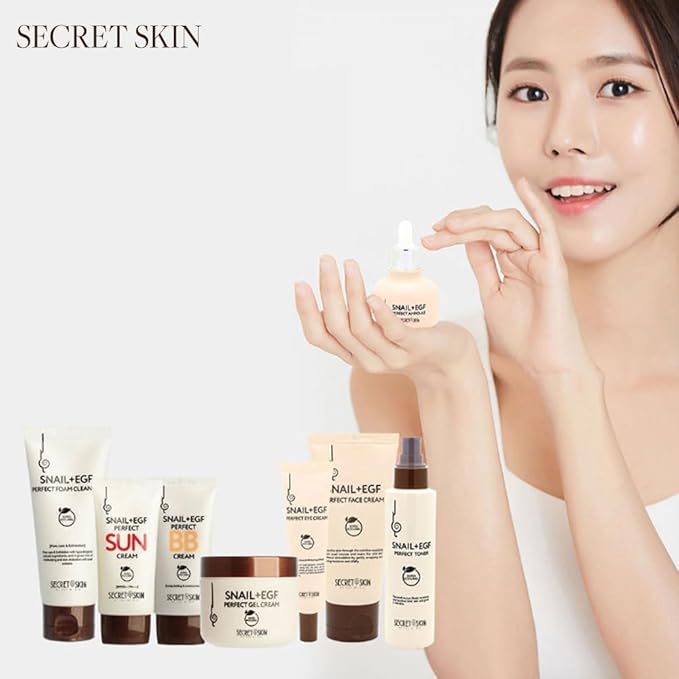 SECRET SKIN Snail+EGF Perfect Cream Wrinkle Bounce Firming Fine line Care Korean Skin Care (#01 Eye Cream)
