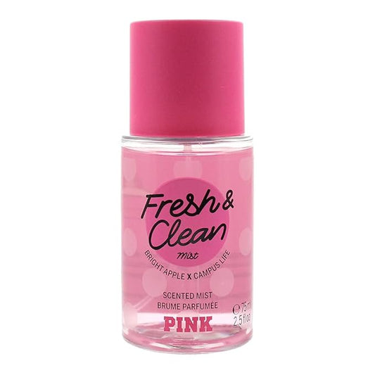 Pink Fresh and Clean Body Mist by Victorias Secret for Women - 2.5 oz Body Mist