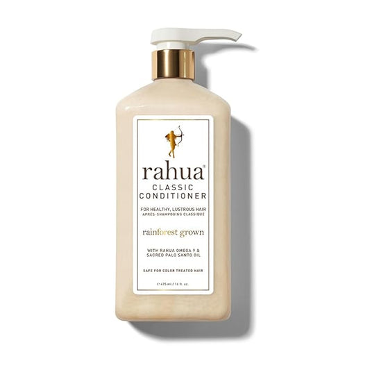 Rahua Classic Conditioner Lush Pump 16 Fl Oz, Made With Vegan Ingredients for Healthy Scalp and Hair, Safe for Color Treated Hair, Shampoo with Palo Santo Aroma, Best for All Hair Types