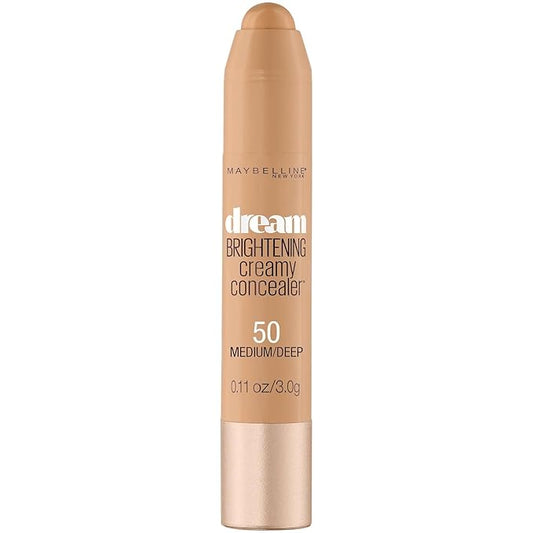 Maybelline New York Dream Brightening Creamy Concealer, Medium/Deep, 0.11 oz.
