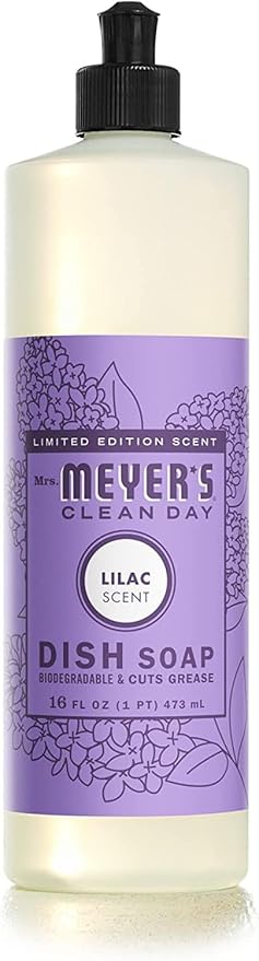 MRS. MEYER'S CLEAN DAY Variety Pack 1 Mrs. Meyer's Liquid Hand Soap Lilac 12.5 OZ, 1 Mrs. Meyer's Dish Soap, Daisy 16 OZ, 1 CT
