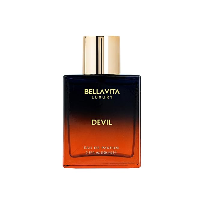 BELLAVITA Luxury DEVIL Unisex Perfume for Women and Men | Long Lasting Perfume for Men and Women | Cotton Candy, Musk and Cedar | Spicy French Fragrance Unisex Parfum