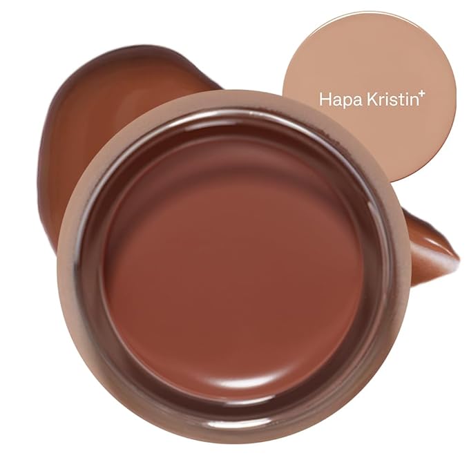 Gleam Glow Lip and Cheek Tint, Hydrating Korean Cream Blush with Long-Lasting Wear, Buildable with Radiant Finish, Rum Caramel 501, 0.15 oz