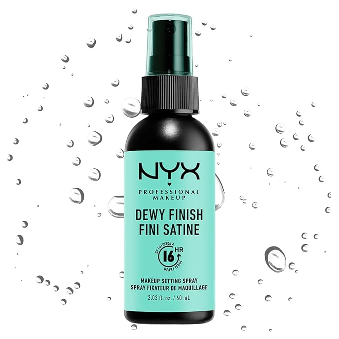NYX PROFESSIONAL MAKEUP Makeup Setting Spray, Dewy Setting Up Wear
