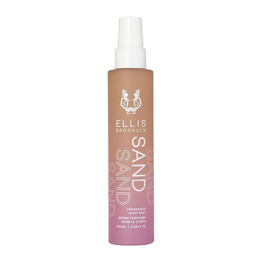 Ellis Brooklyn SAND Hair And Body Fragrance Mist - Gourmand Musk Perfume Mist with Italian Bergamot, Ginger Lily, & Vanilla Absolute, Vegan Perfume Made In The USA, 100ml 3.38 Fl Oz