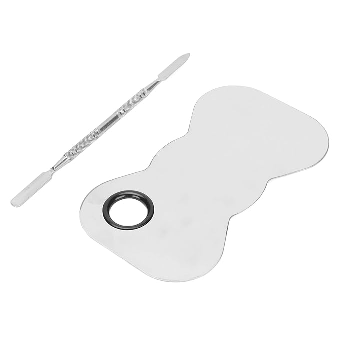 Cosmetic Makeup Palette Spatula, Mixing Bow Shape Stainless