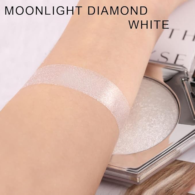 Pearl White Shimmer Glitter Highlighter Highlight Makeup Contour