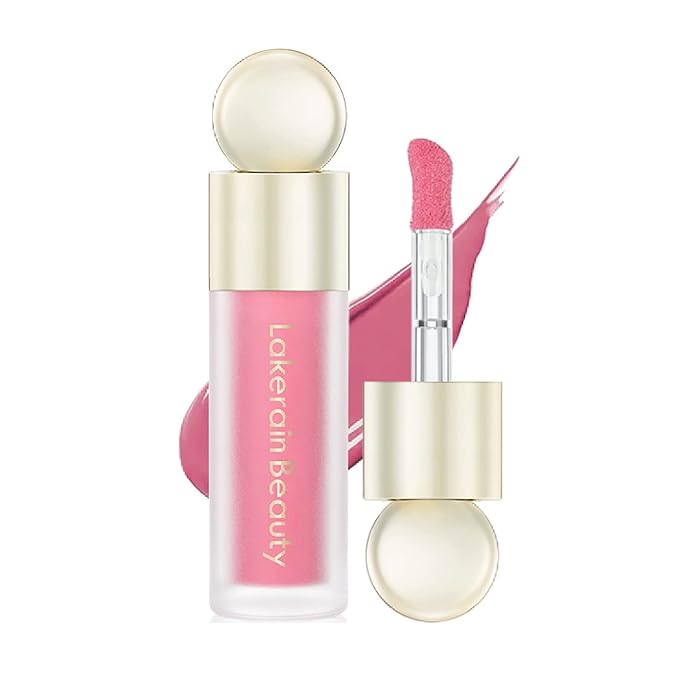 Liquid Blush,Soft Cream Face Blush, Dewy Cheek Tint, Long Lasting Natural Matte Finish Looking,Moisturizing Lightweight Blendable Feel (02 - HAPPY)