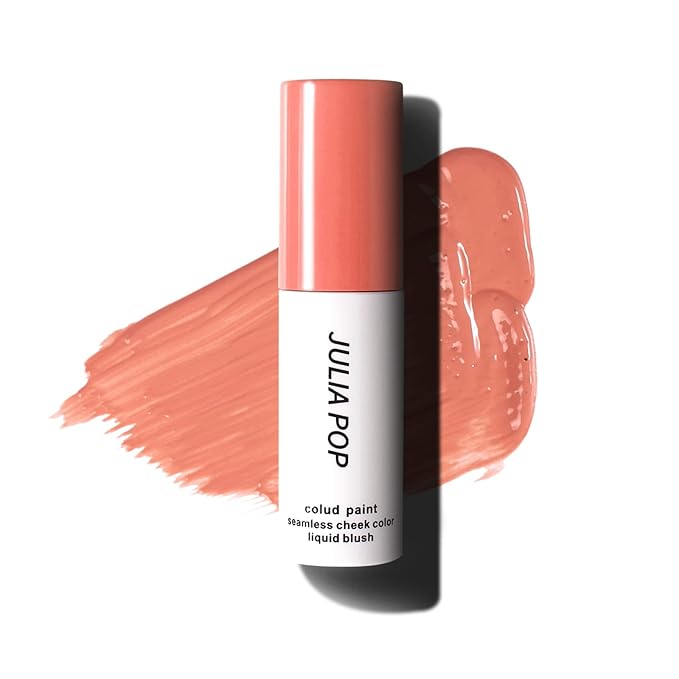 AKARY Velvet Mousse Liquid Blush Makeup for Cheeks, (03 Peach)
