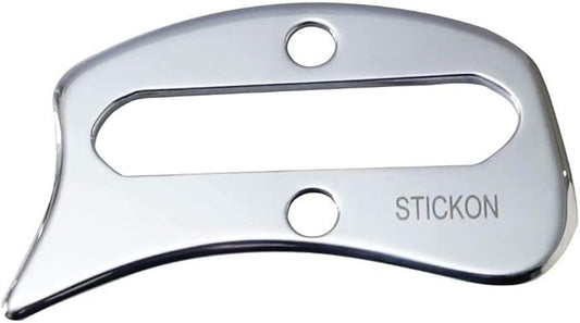STICKON Stainless Steel Gua Sha Scraping Massage Tool IASTM Tools Great Soft Tissue Mobilization Tool (G Shape)
