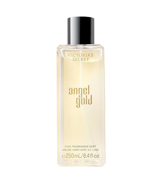Victoria's Secret Angel Gold Fragrance Mist, Notes of Sparkling Bergamot, Gardenia & Musk, Body Spray for Women (8.4 oz)