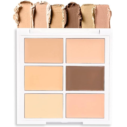 Concealer Cream Makeup Palette Color Corrector,Under Eye Brightener for Beginners