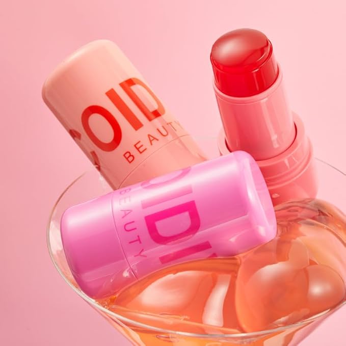 Jelly Blush Stick, Water Jelly Tint Makeup, Sheer Lip & Cheek Tint Stain - Buildable Lightweight Finish, Moisturizing Waterproof Long Lasting Water Tint Lip Stain Makeup