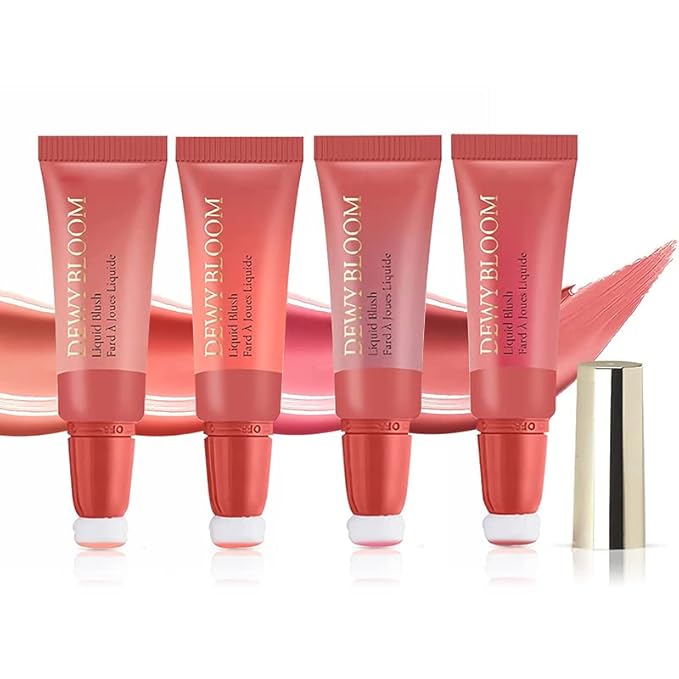 Liquid Blush Makeup Stick, Air Cushion Blush Beauty Effect (104Cherry)