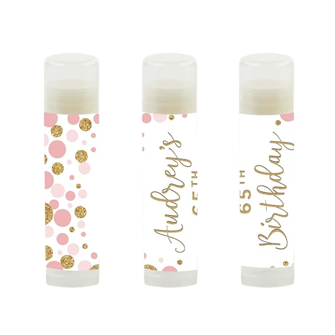 Andaz Press Personalized Milestone Birthday Party Glitter